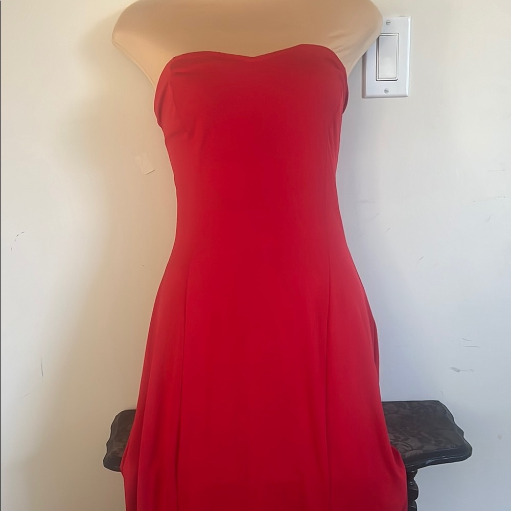 Red Jessica Rabbit Dress - Picture 3 of 5